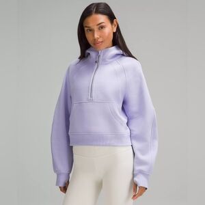Lululemon Scuba Oversized Half-Zip Hoodie Lilac Smoke